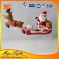 Mini decoración de Navidad Santa Claus Sleigh